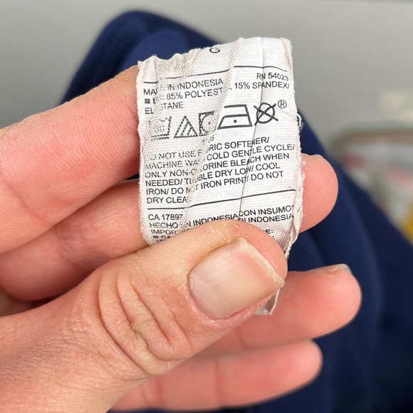 Old Navy Active Womens Bike Shorts Athletic Spandex Dark Blue Mid Rise Large - Picture 8 of 9